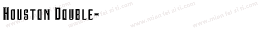 Houston Double字体转换